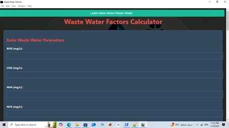 Waste Water Factors